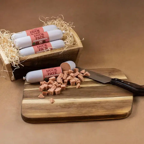 JR pure pate and oppdelt i terninger