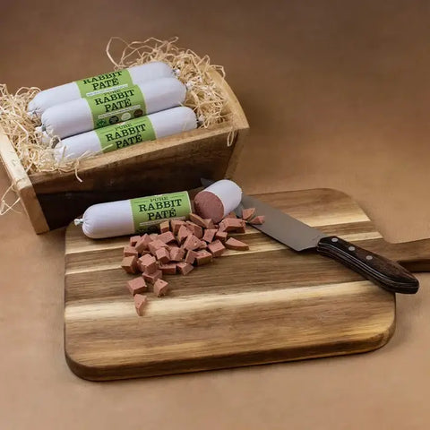 JR pure pate kanin oppdelt i terninger