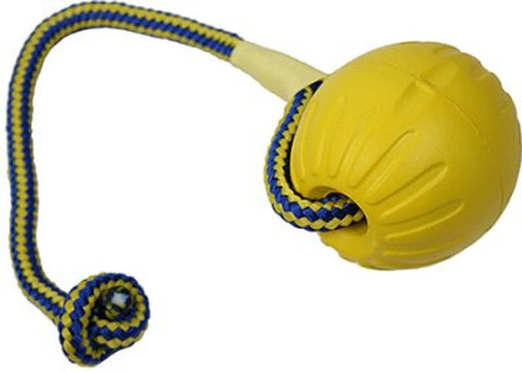 Gul Star Mark Foam Ball med tau