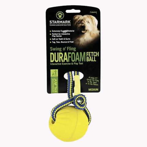 Gul Star Mark Foam Ball med tau Medium