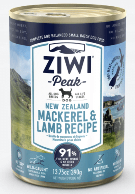 Ziwi Peak våtfôr med makrell og lam