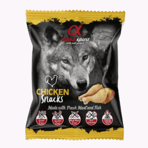 Alpha Spirit Chicken Snack i 50g pose