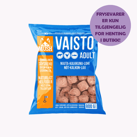 MUSH VAISTO BLÅ kjøttboller i 800g pose
