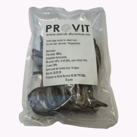 Tørket lodde fra Provit. 70gram