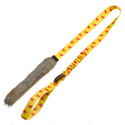Rabbit skin bungee chaser tug med gult håndtak