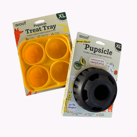 The pupsicle power chewer XL med brett i innpakning